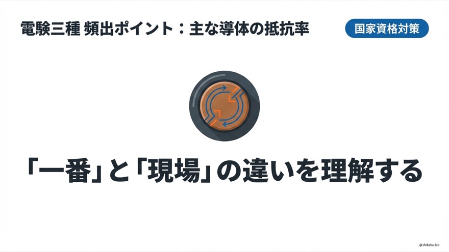 電験三種 理論「現場で活躍する導体（銅）」学習のポイント