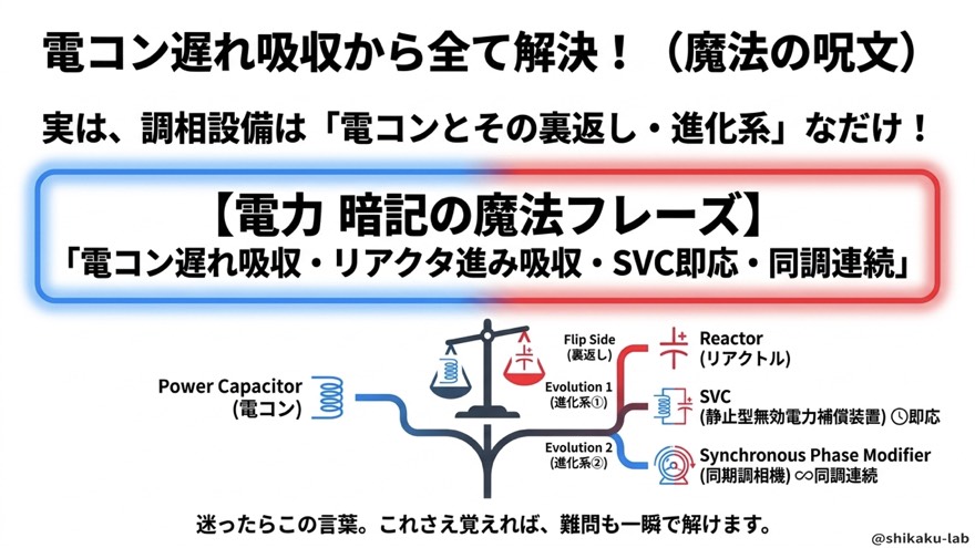 電コン遅れ吸収から全て解決（魔法の呪文）